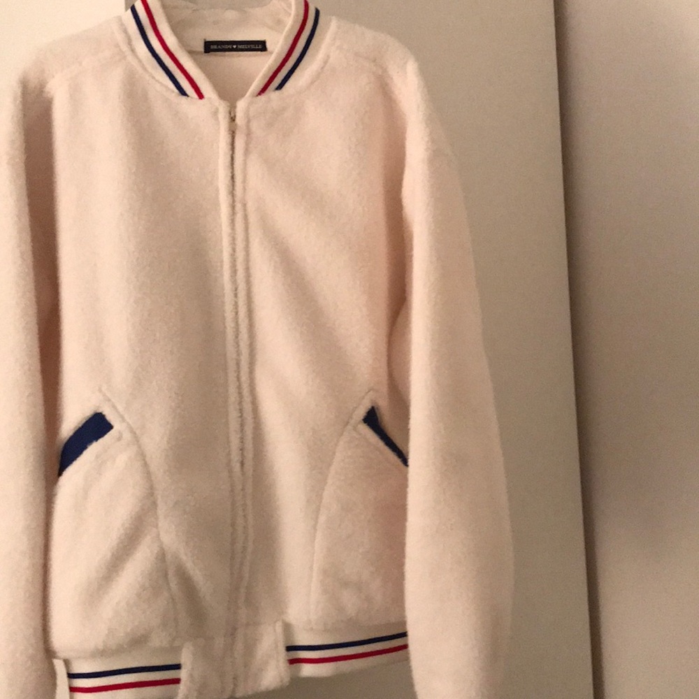 Brandy Melville Fleece Zip-Up